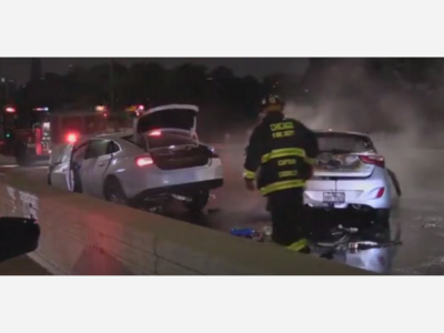 BREAKING NEWS: Wrong-way crash 2 killed, vehicle catches fire in Lincoln Park