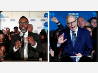 Brandon Johnson and Paul Vallas Advance To Runoff For Chicago Mayor