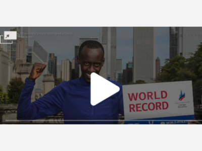 Unofficial men's marathon world record set at 2023 Chicago Marathon