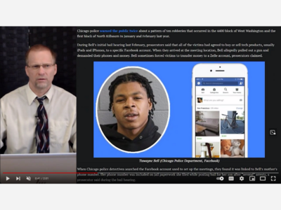 Chicago Man Sentenced to 20 Years For Facebook Marketplace Robberies