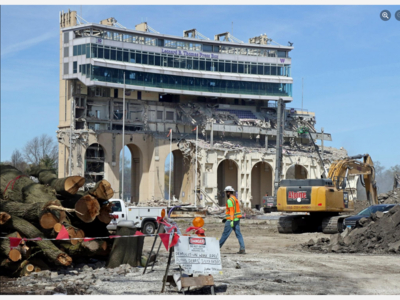 Northwestern's Ryan Field Being Demolished