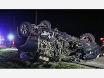 Four hospitalized after Thanksgiving crash near Woodstock
