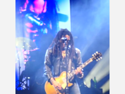 Lenny Kravitz Performed at Ravinia Music Festival
